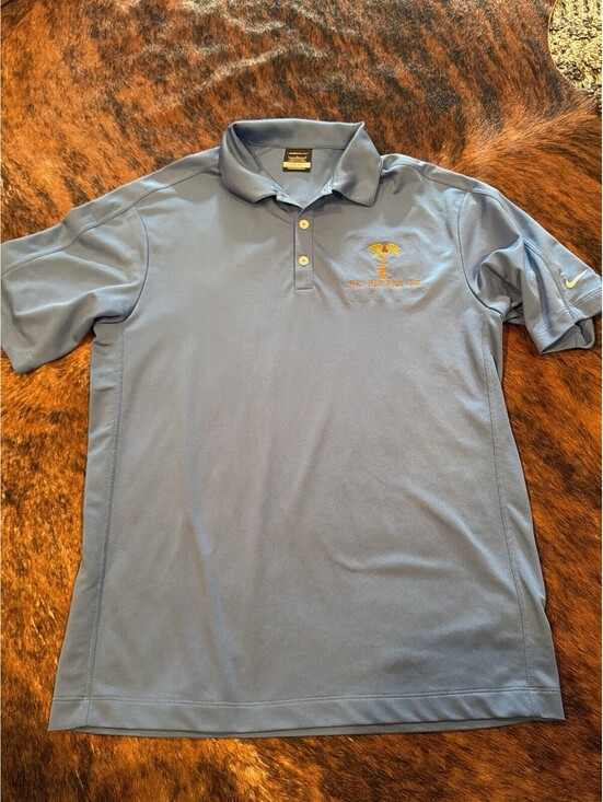 Other - Nike Golf Dri-FIT Polo Shirt 2013 Maui Ryder Cup Palm Tree Hawaii Blue Men’s L